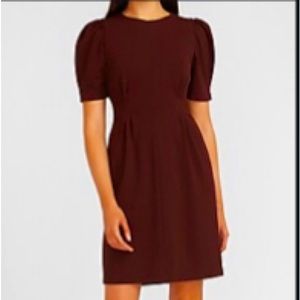 Express Puff Sleeve Sheath Dress